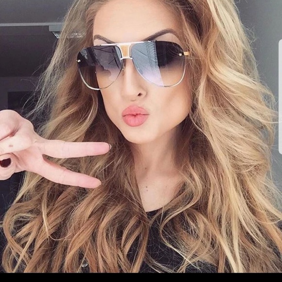 Luxury Oversized Aviators - Picture 2 of 7